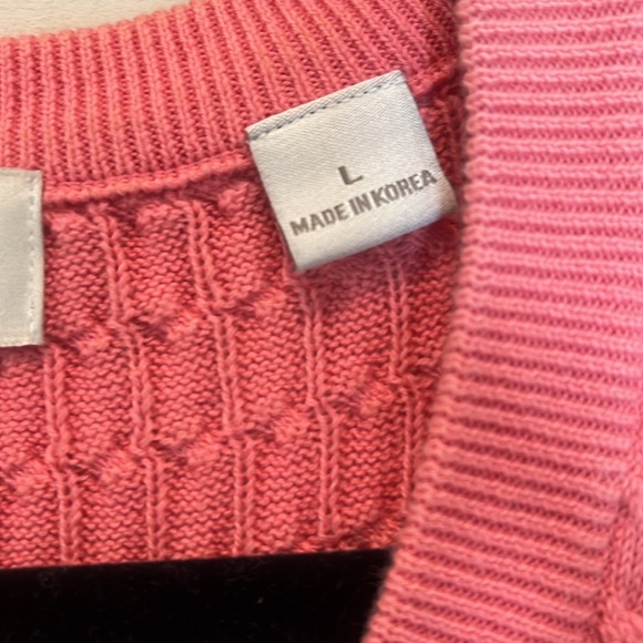 Harry Vardon Peach Knitted Golf Vest - Picture 4 of 5